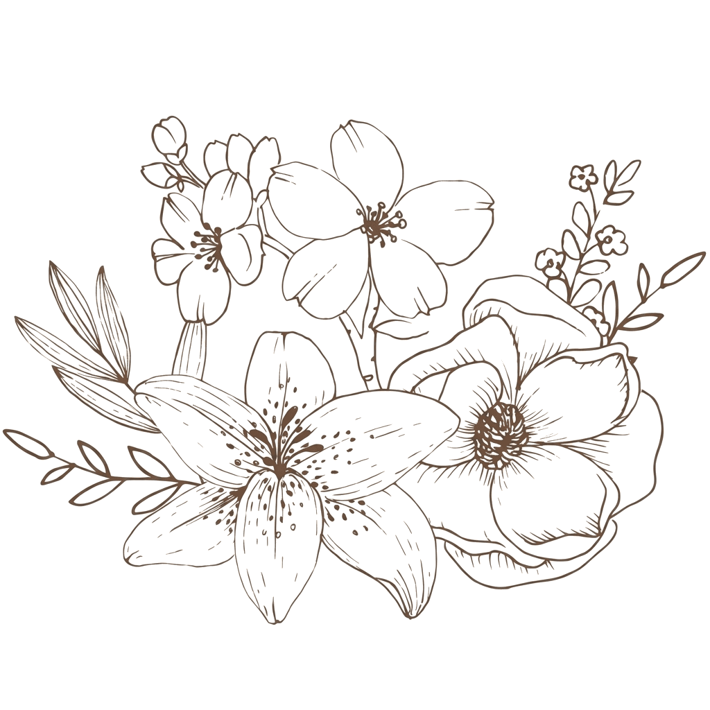 Floral bouquet illustration